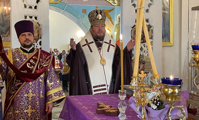 Епископ Викентий совершил Литургию в селе Айлино